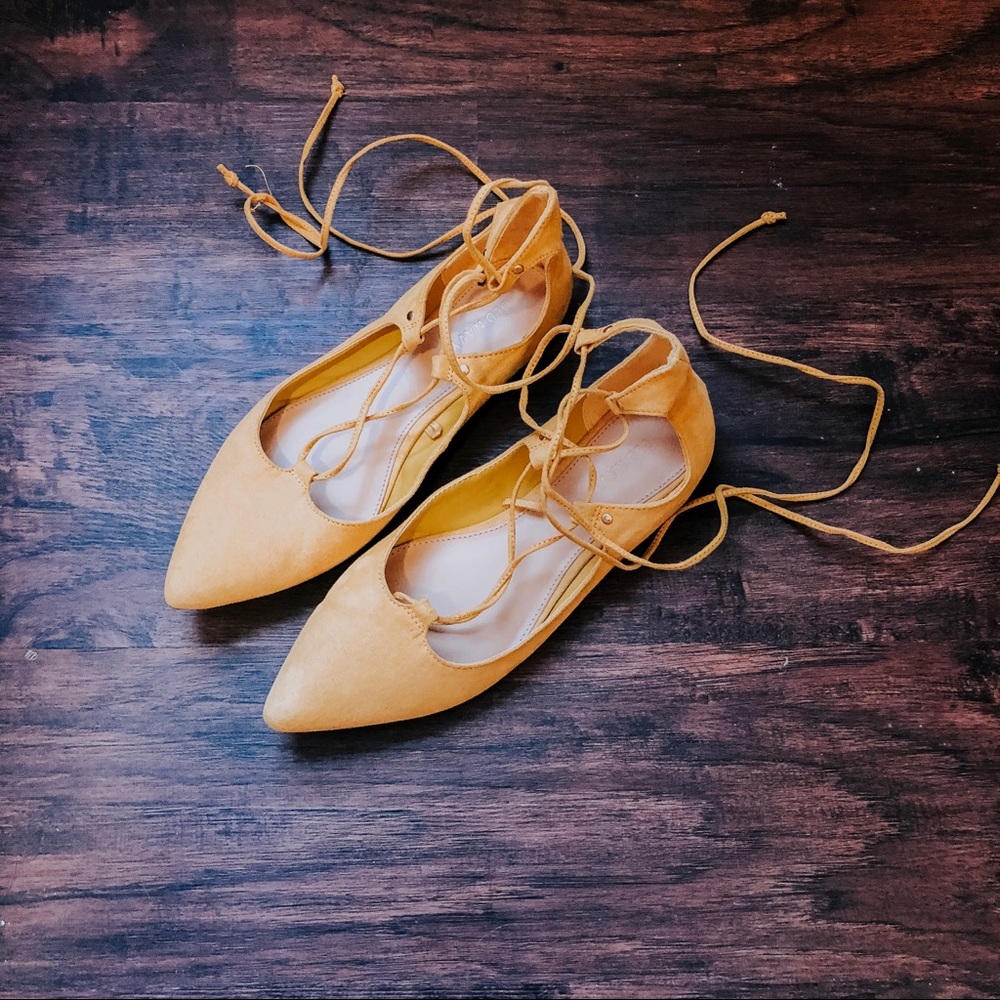 Mustard Yellow Flats